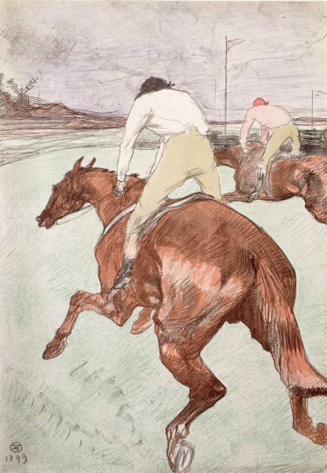 The Jockey Henri de Toulouse-Lautrec