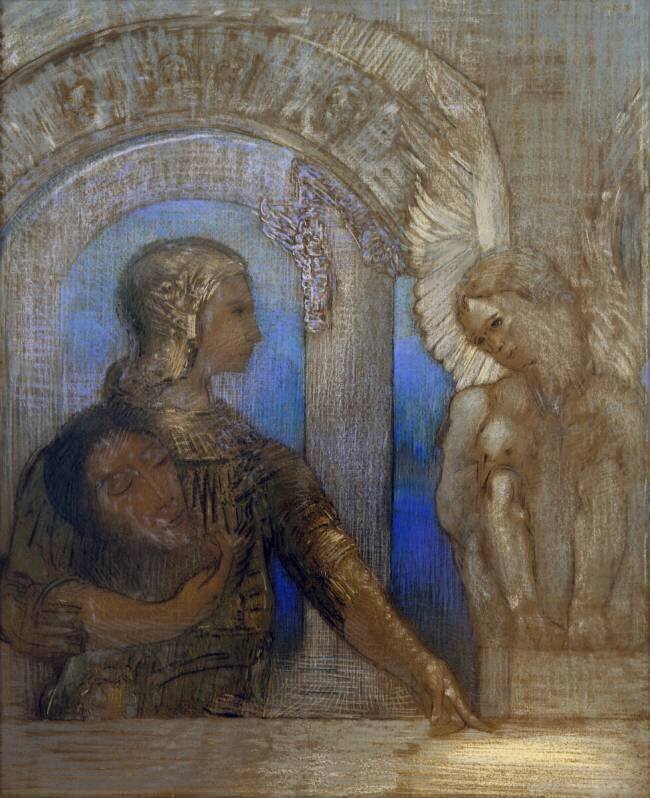 The Mystic Knight Odilon Redon