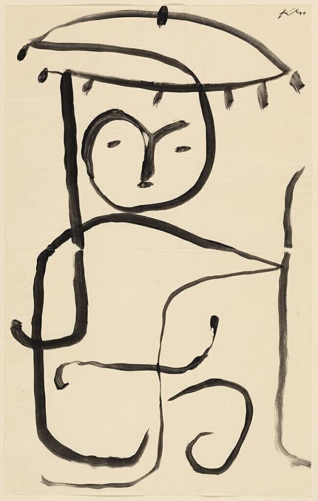 The open-air saleswoman Paul Klee
