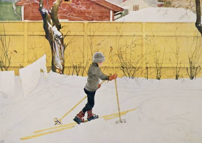 The Skier Carl Larsson