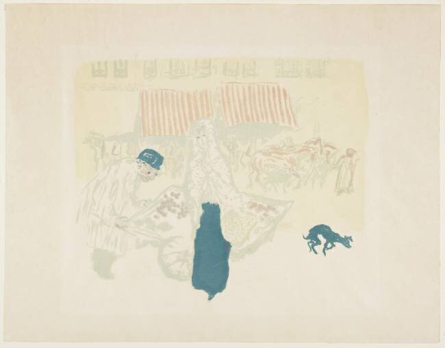 The Vegetable Vendor Pierre Bonnard