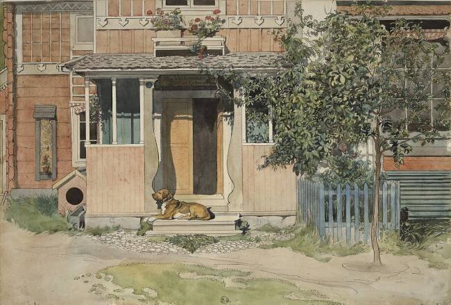 The Verandah Carl Larsson