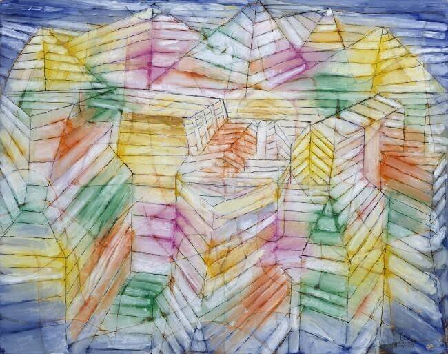 Theater-Mountain-Construction Paul Klee