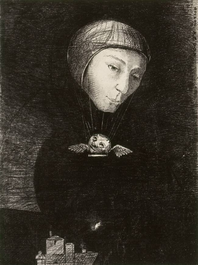 Triste montée Odilon Redon