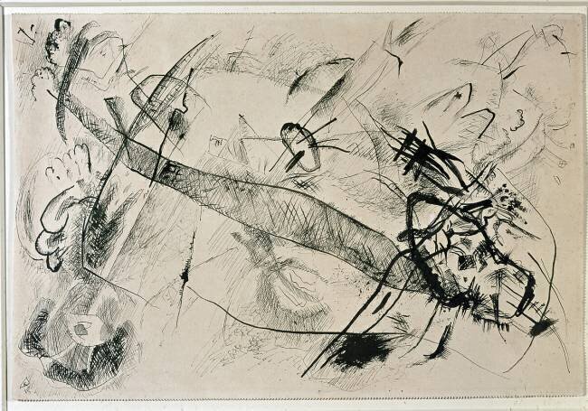Untitled Drawing Wassily Kandinsky