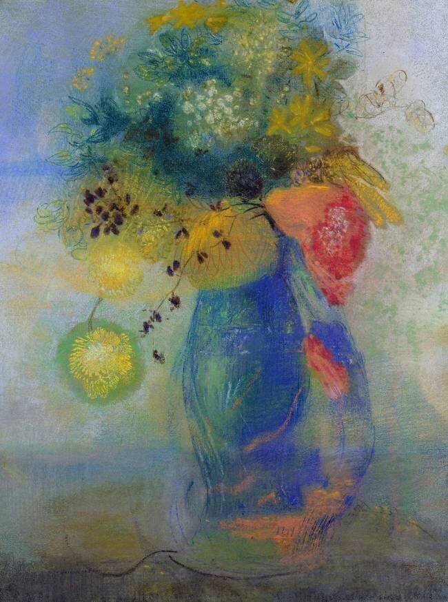 Vase of Flowers Odilon Redon