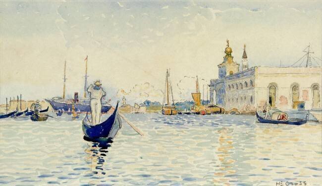 Venise, la Dogana vue du Grand Canal Henri-Edmond Cross
