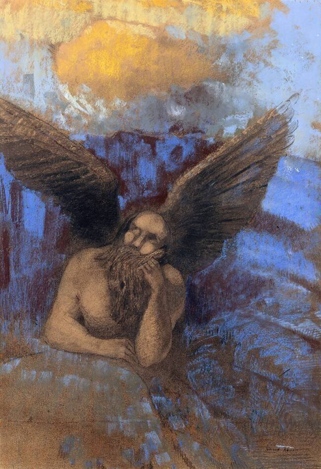 Vieil ange Odilon Redon