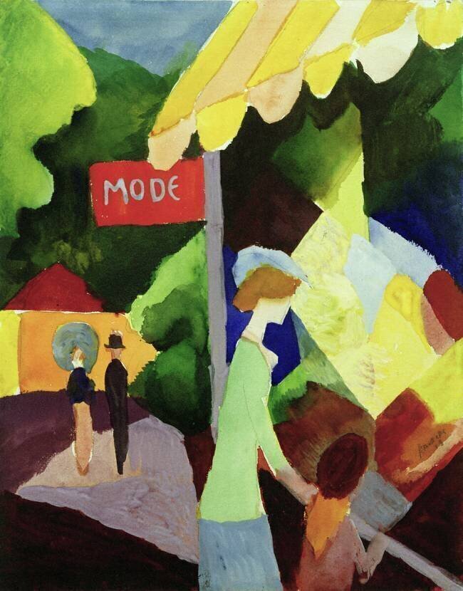 Vitrine de mode August Macke