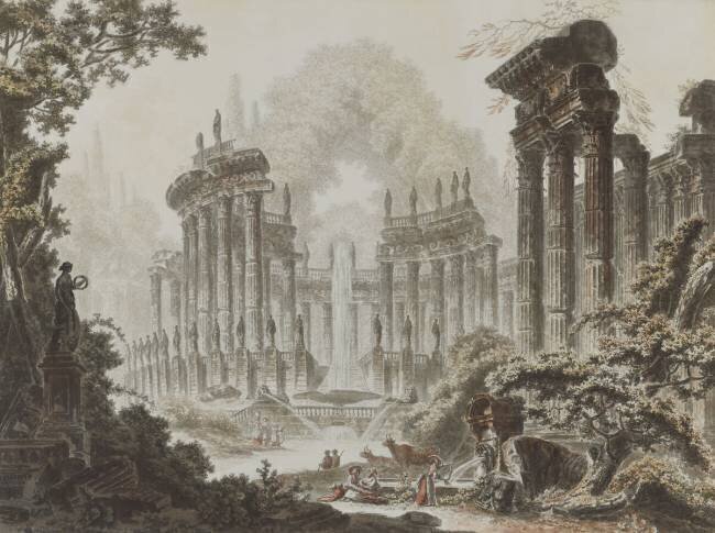 Whim of Ruins Jean-Henry-Alexandre Pernet