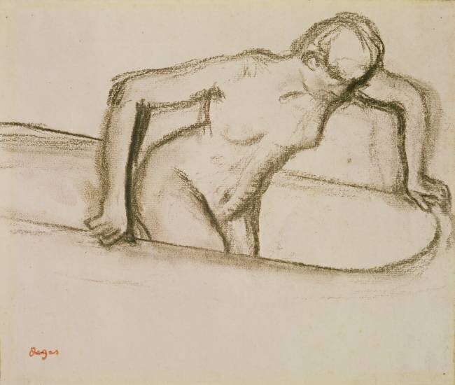 Woman in Tub Edgar Degas