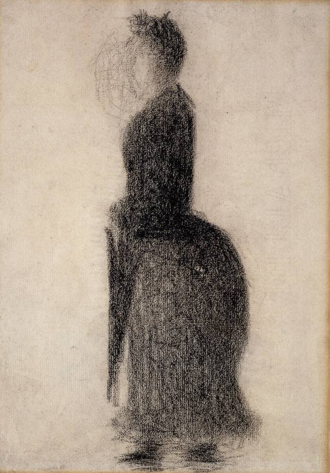 Woman with a Parasol Georges Seurat
