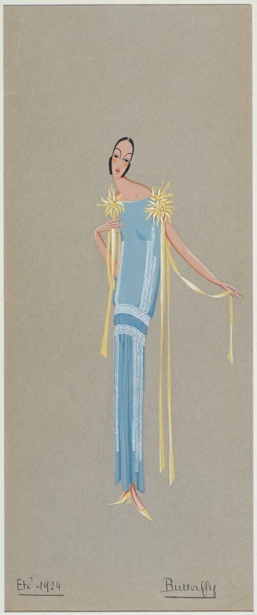 Women's costume project: Butterfly Jeanne Lanvin