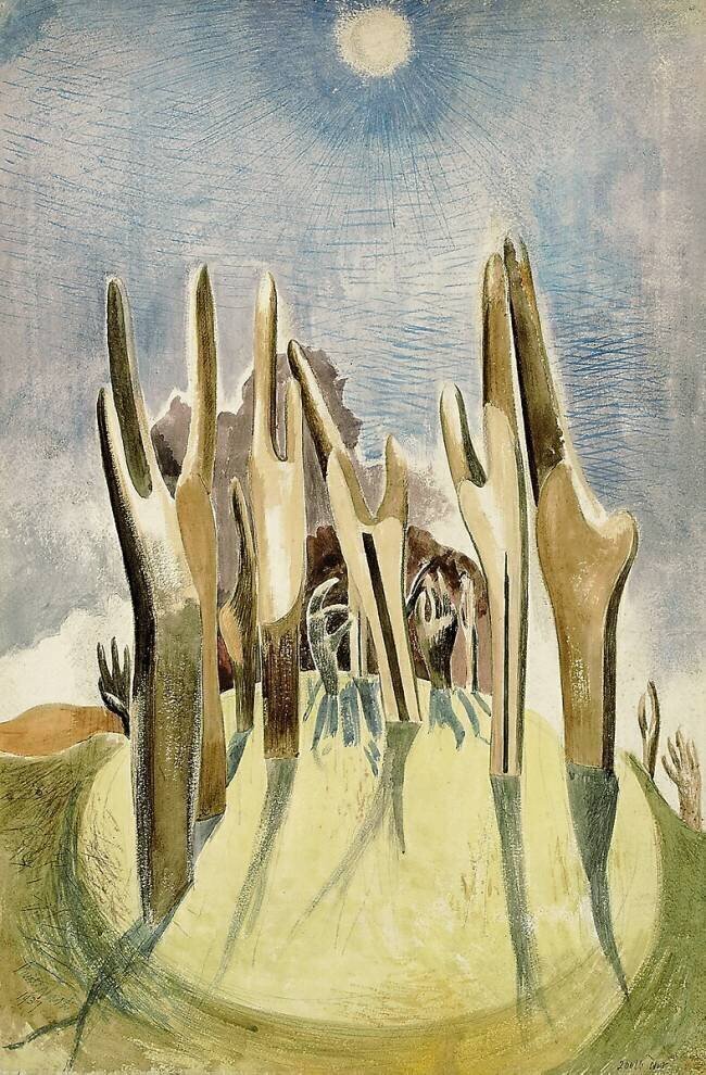 Wood on the Hill Paul Nash