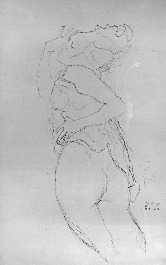 Young Woman Gustav Klimt