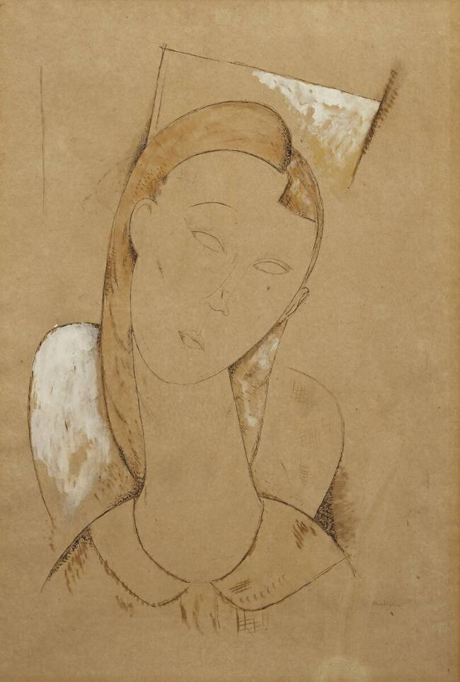 Young Woman Amedeo Modigliani
