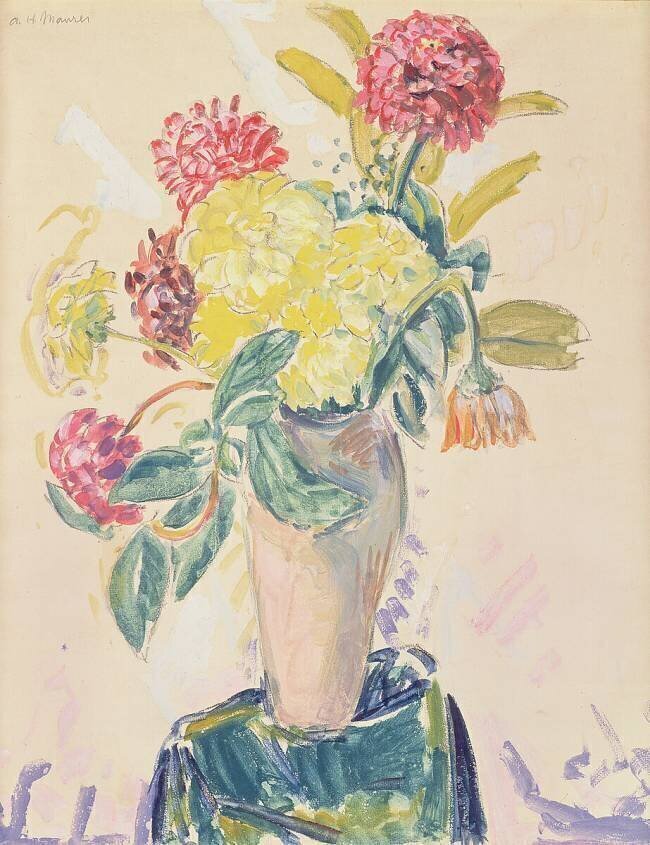 Zinnias Alfred Henry Maurer