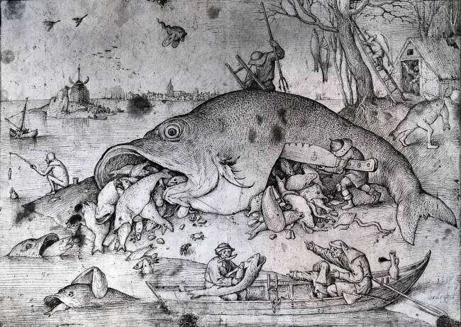 Big fishes eat small ones Pieter Brueghel the Elder