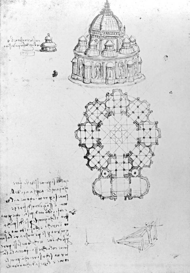 Centralised church Leonardo da Vinci