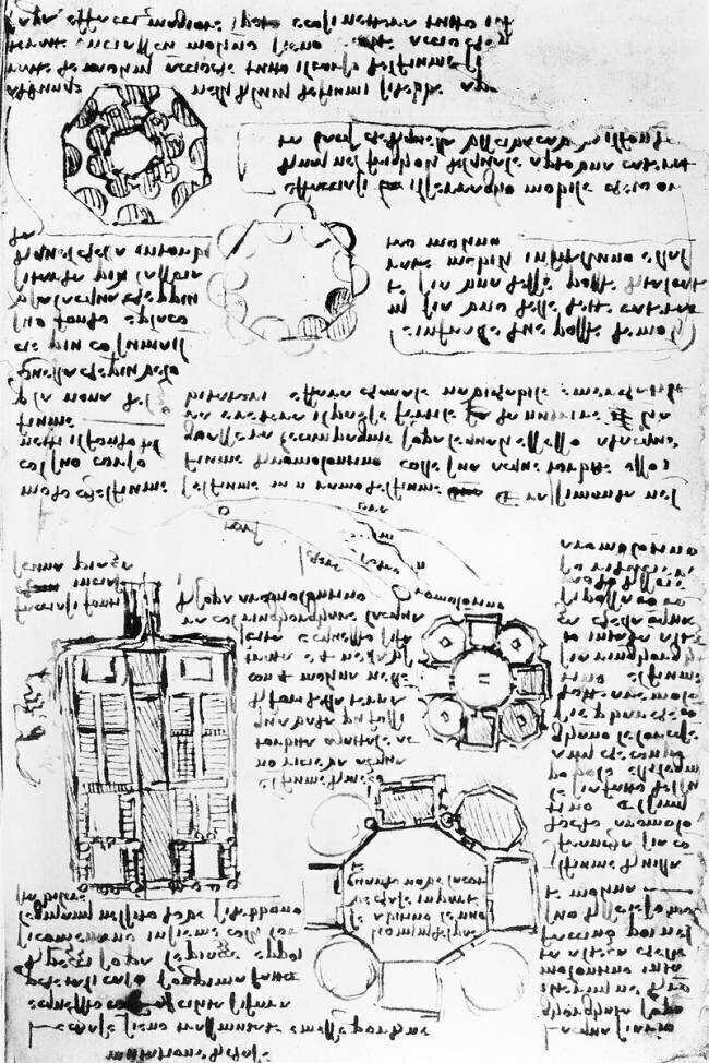 Design for a palace and park Leonardo da Vinci