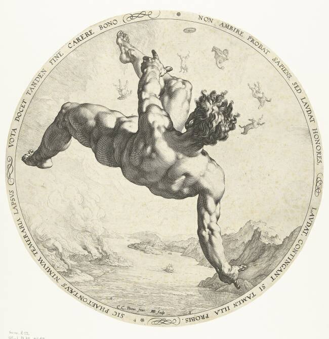 Phaethon Hendrick Goltzius