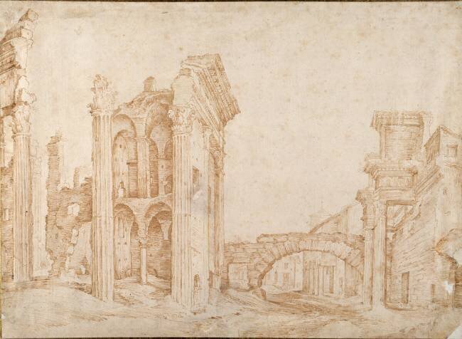 Ruins of the Ancient Forum of Nerva Jan Brueghel the Elder