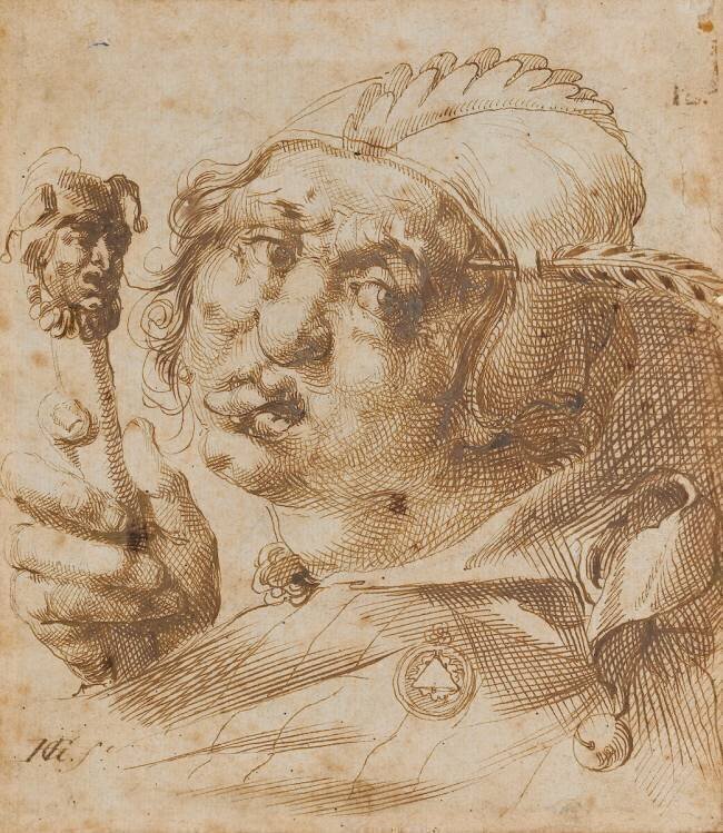 Tête de fou Hendrick Goltzius