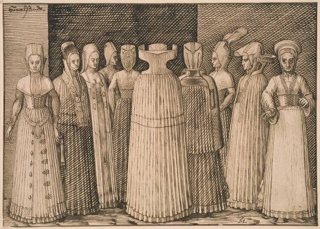 Ten Women of Stralsund Melchior Lorck