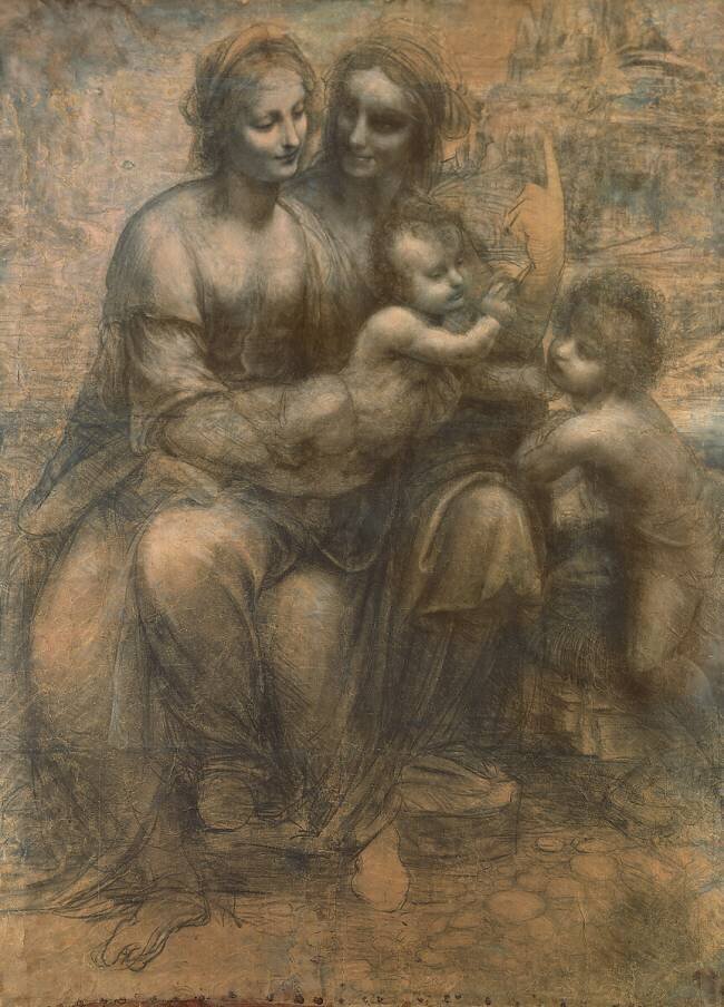 The Virgin and Child with Saint Anne Leonardo da Vinci