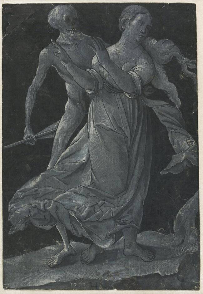Une femme et la mort Hans Baldung