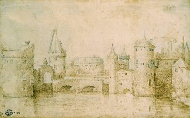 View of the ancient fortifications of Amsterdam Pieter Brueghel the Elder
