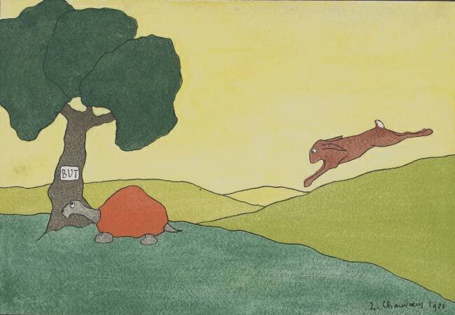 La Fontaine's Fables: The Hare and the Tortoise Léopold Chauveau
