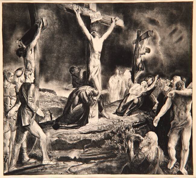 Crucifixion of Christ George Wesley Bellows