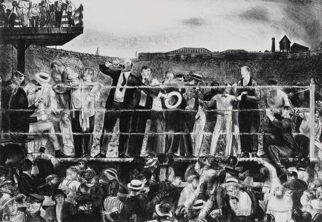 Introducing Georges Carpentier George Wesley Bellows