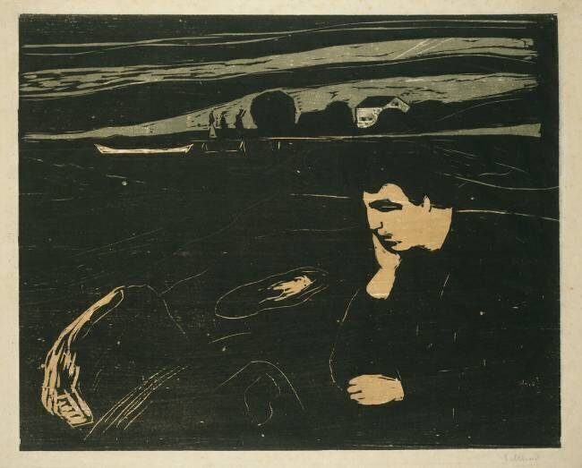 Melancholy III Edvard Munch