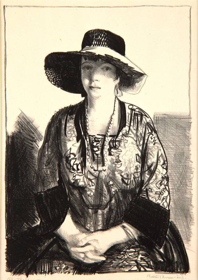 The Black Hat George Wesley Bellows