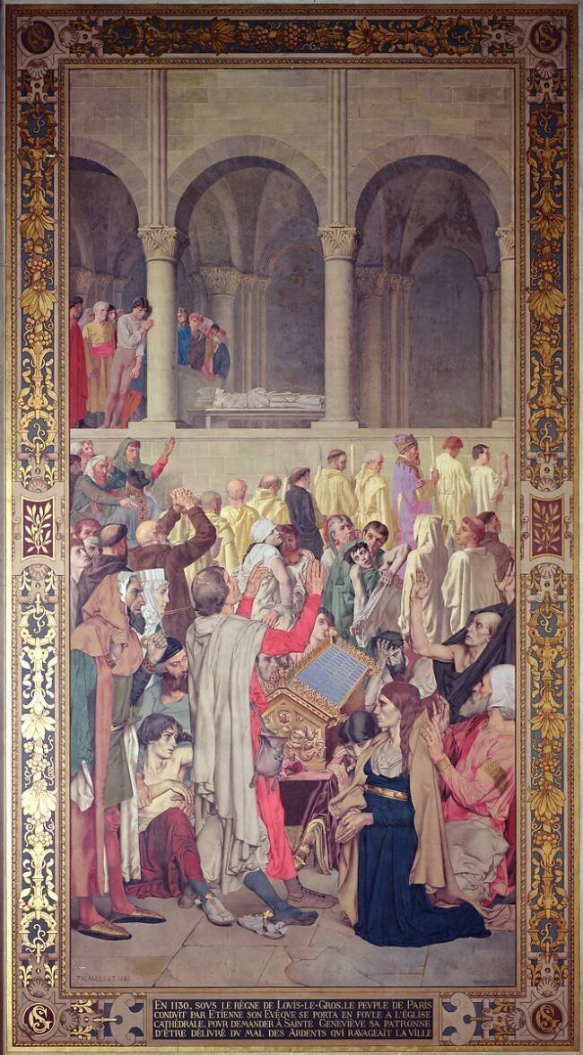 The Miracle of St. Genevieve Théodore Pierre Nicolas Maillot