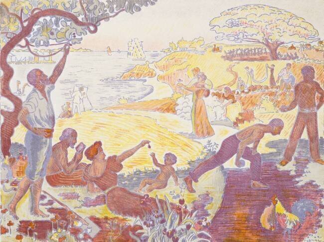 A Temps d'Harmonie : la Joie de la Vie - Un Dimanche à la Mer Paul Signac