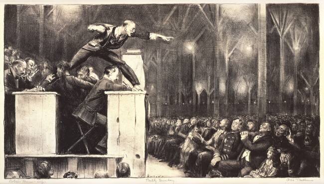 Billy Sunday George Wesley Bellows