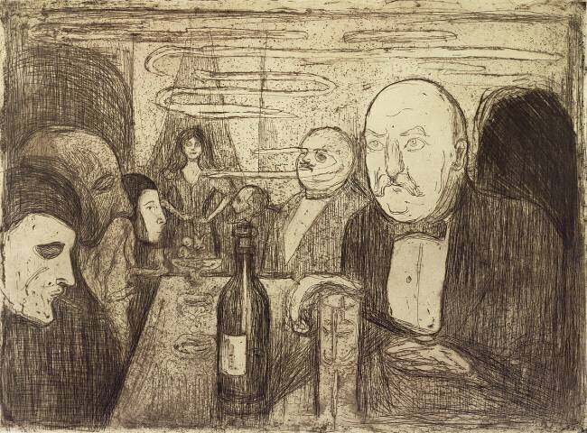 Christiana, Boheme II Edvard Munch