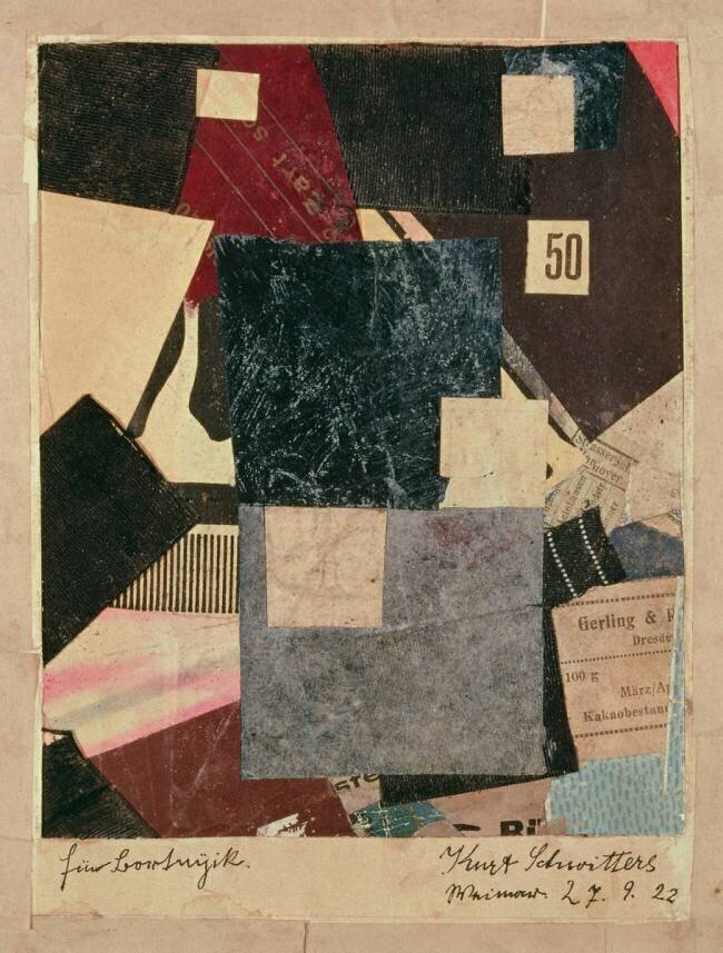 Composition, 1922 Kurt Schwitters