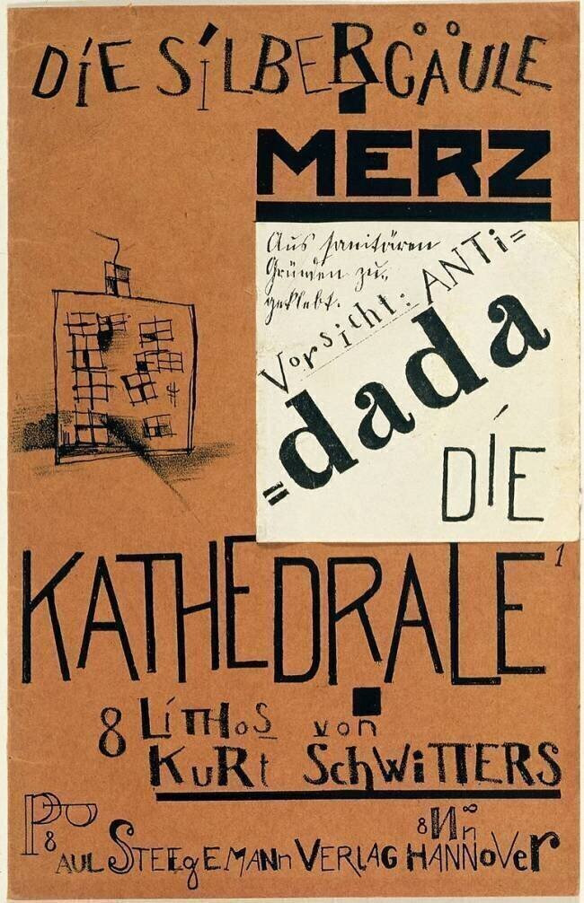 Couverture de 'La Cathédrale' Kurt Schwitters