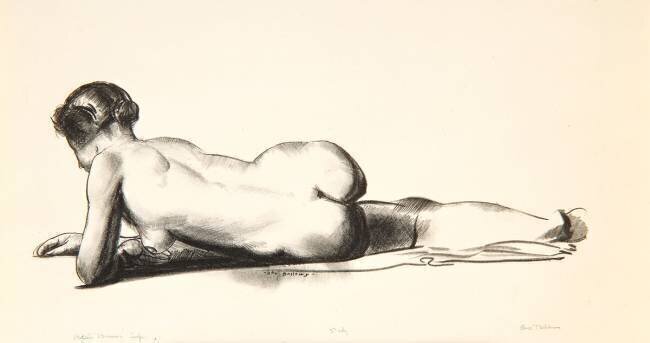 Etude de nu George Wesley Bellows