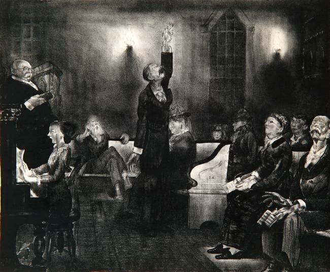 Réunion de prière George Wesley Bellows