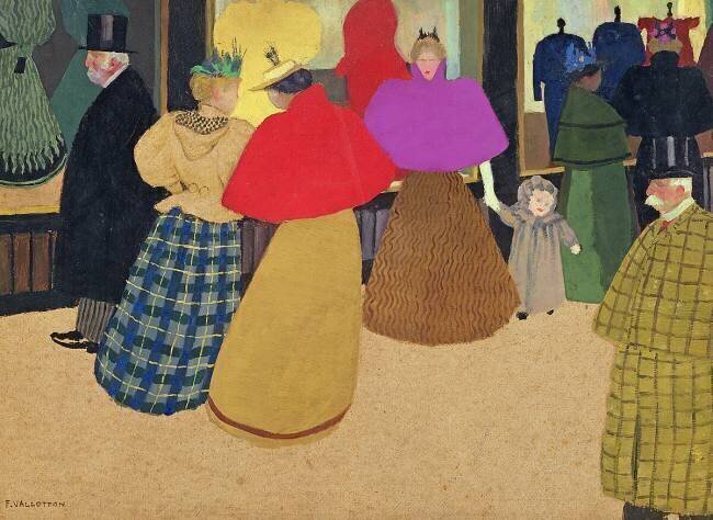 Scène de rue Félix Vallotton