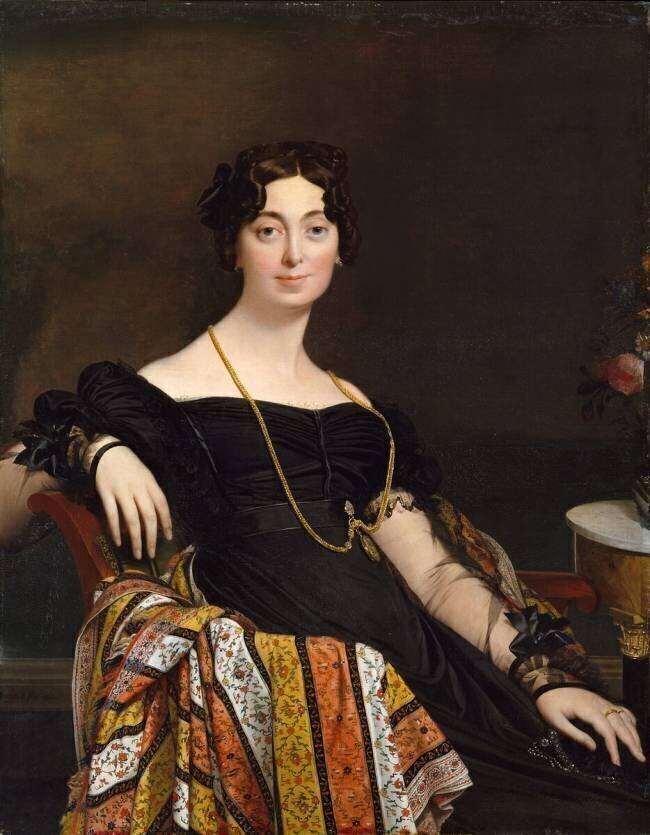 Madame Jacques-Louis Leblanc Jean-Auguste-Dominique Ingres