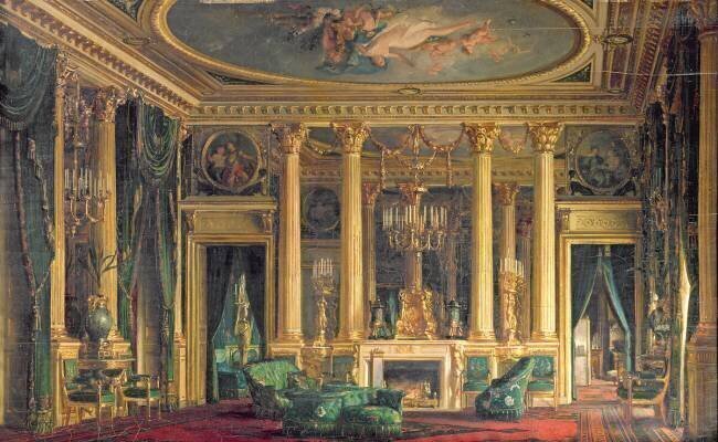 A Salon in the Hotel of Monsieur Basile Parent Sébastien Charles Giraud