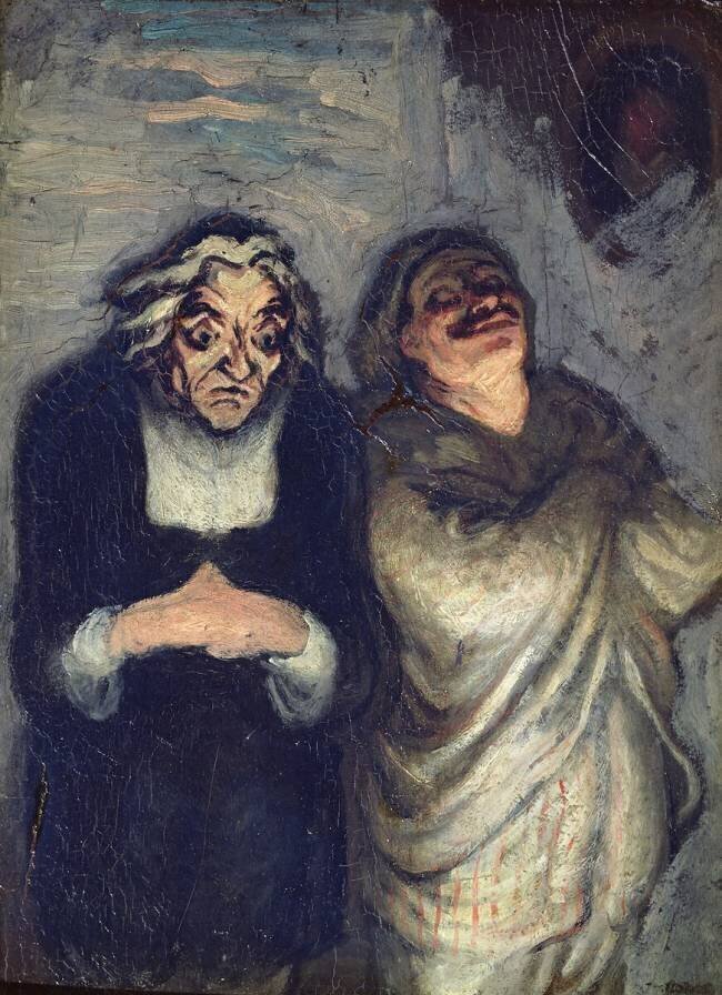 A Scapin or Comedy Scene Honoré Daumier