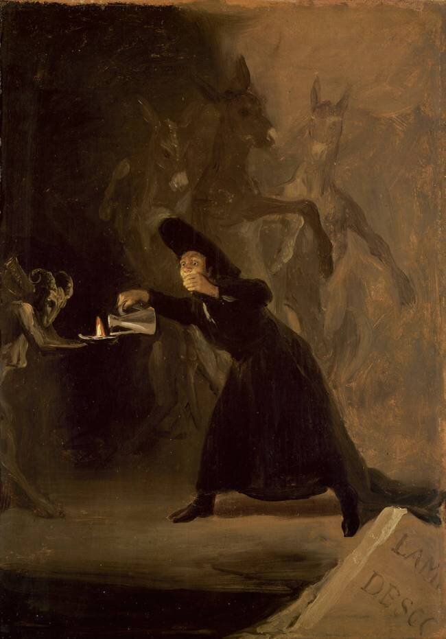 A Scene from 'El Hechizado por Fuerza' Francisco de Goya