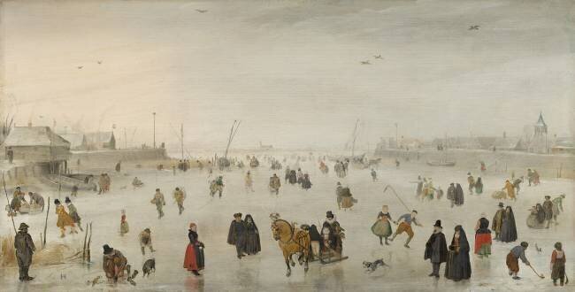 A Scene on the Ice Hendrik Avercamp
